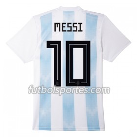 Camisetas Argentina Messi 10 Primera Equipacion Mundial 2018